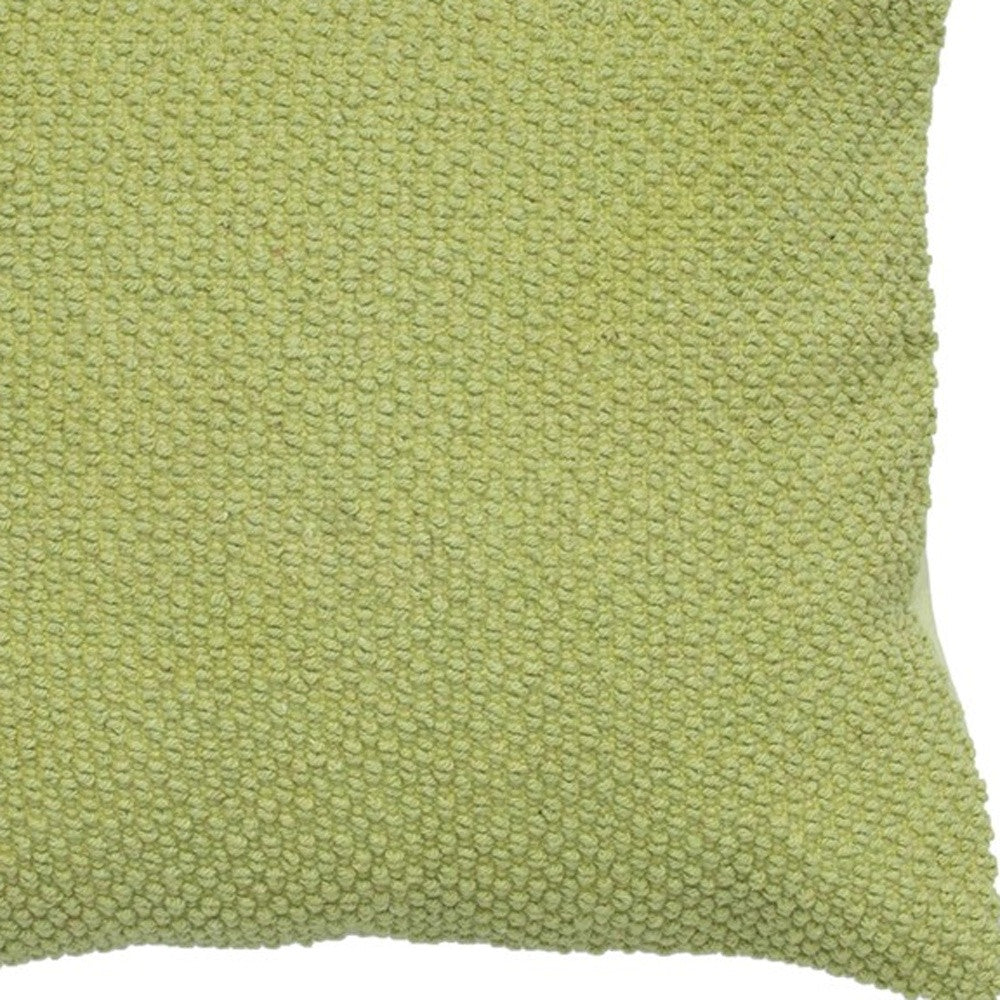 20" Green Cotton Throw Pillow FurniFindUSA
