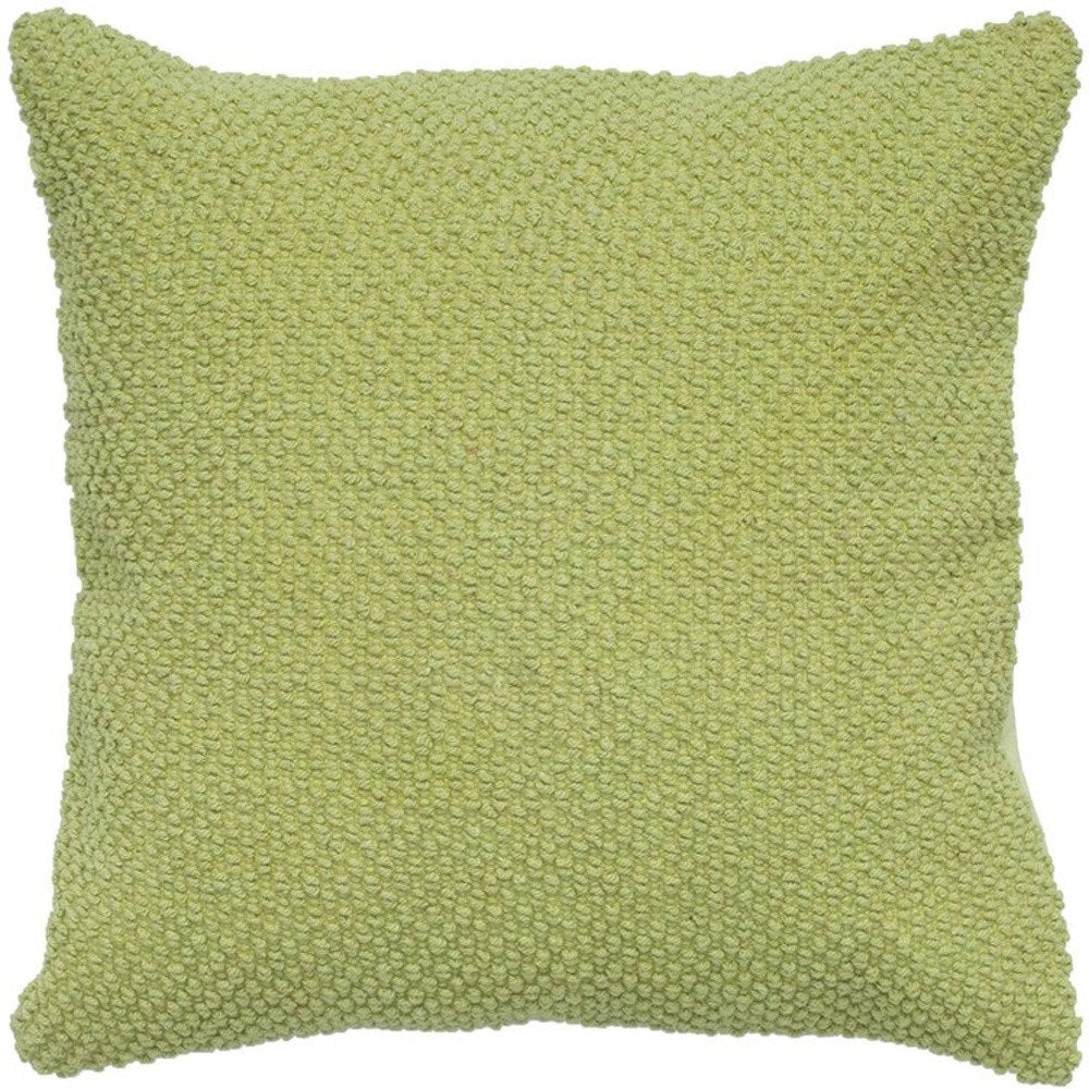 20" Green Cotton Throw Pillow HomeRoots