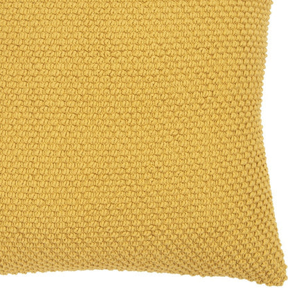 20" Gold Cotton Throw Pillow FurniFindUSA