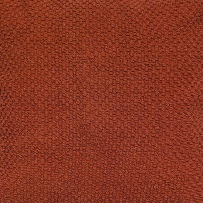 20" Burnt Orange Cotton Throw Pillow with Nubby Texture HomeRoots