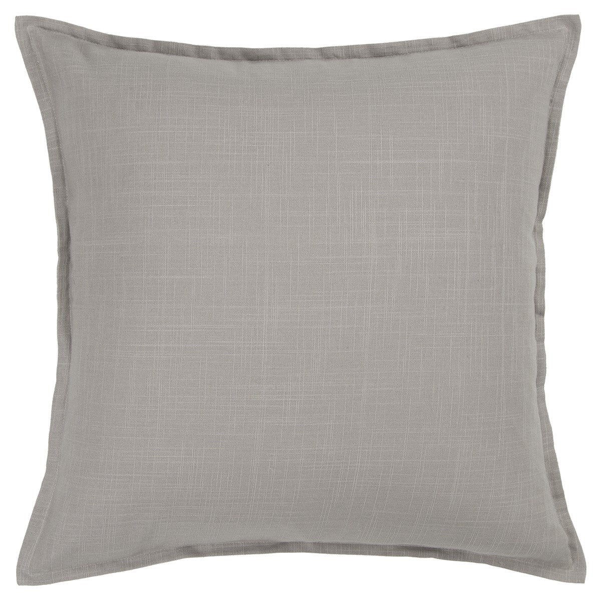 20" Gray Cotton Throw Pillow 6.25" (L) x 20.0" (W) x 20.0" (H) FurniFindUSA