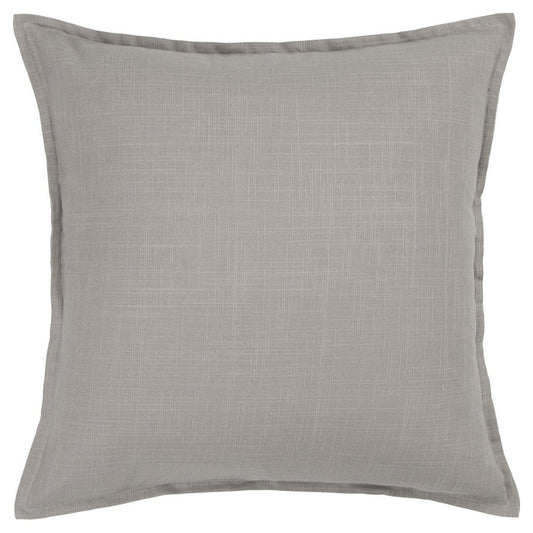 20" Gray Cotton Throw Pillow