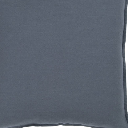 20" Slate Blue Cotton Throw Pillow FurniFindUSA