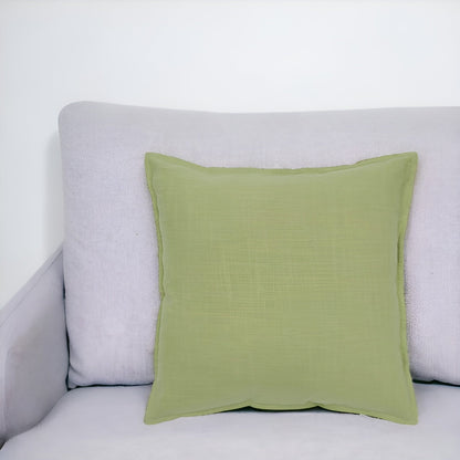 20" Lime Green Cotton Throw Pillow FurniFindUSA