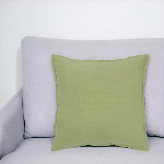 20" Lime Green Cotton Throw Pillow FurniFindUSA