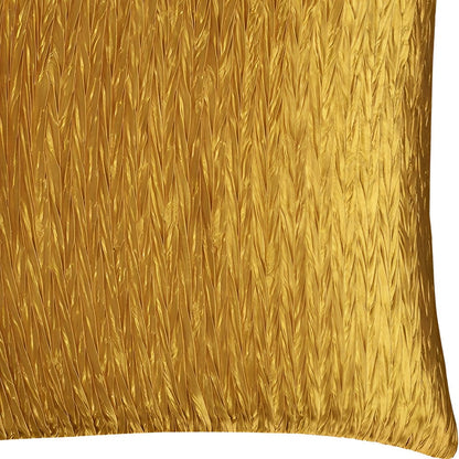 18" Gold Cotton Throw Pillow FurniFindUSA
