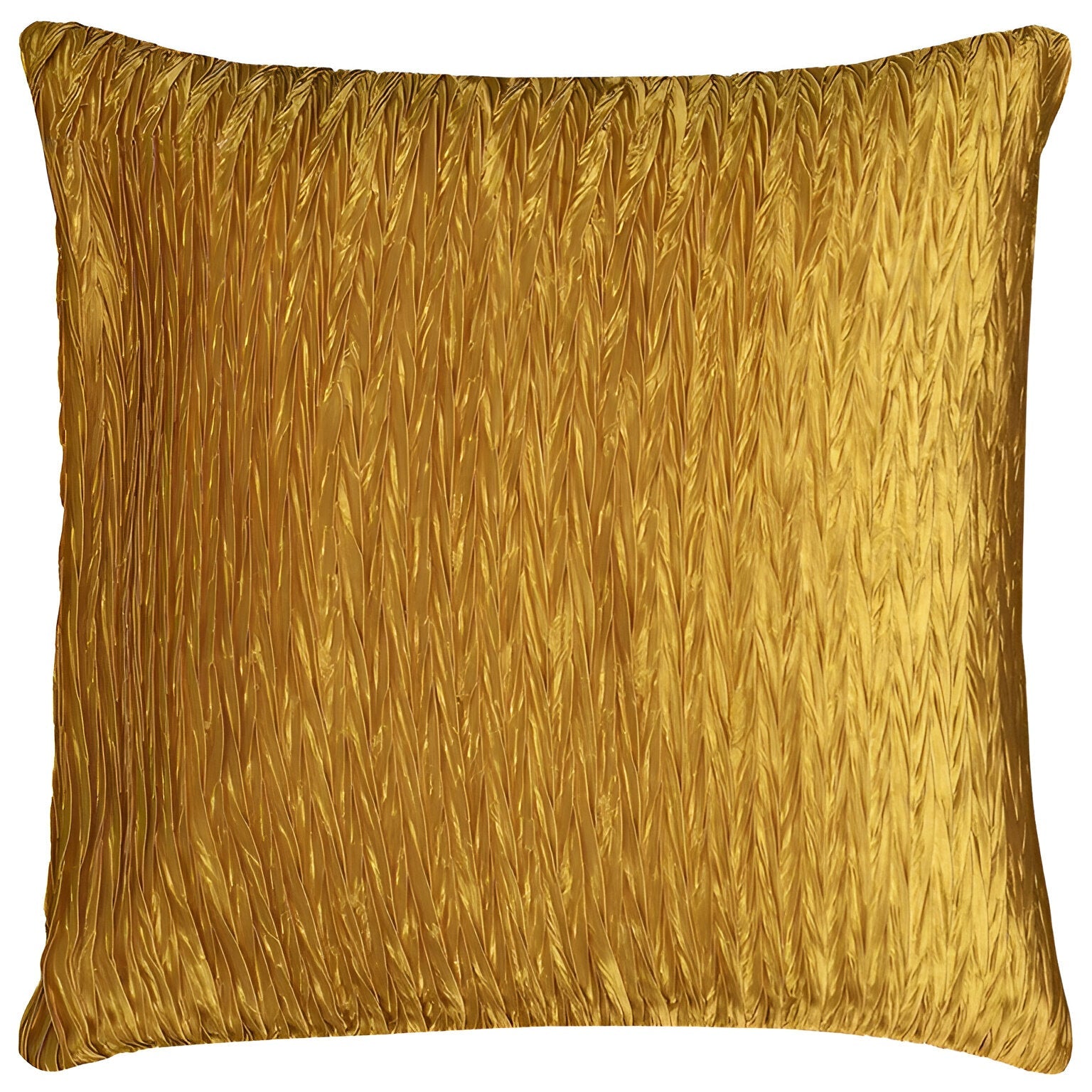 18" Gold Cotton Throw Pillow FurniFindUSA