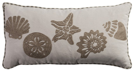 21" X 11" Khaki Cotton Throw Pillow FurniFindUSA
