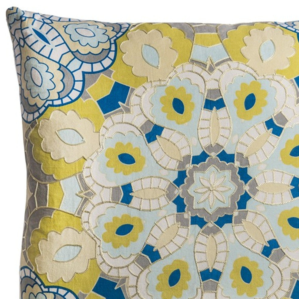 20" Mustard Cotton Throw Pillow FurniFindUSA