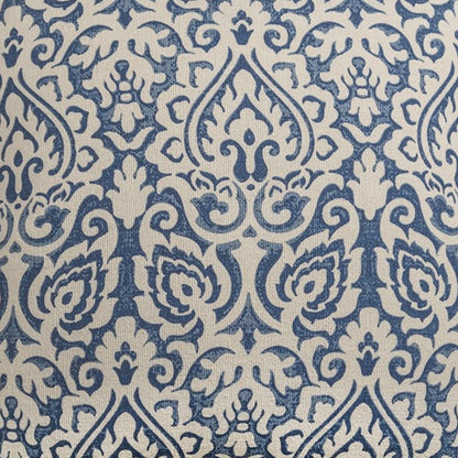 22" Navy Cotton Throw Pillow 6.25" (L) x 22.0" (W) x 22.0" (H) FurniFindUSA