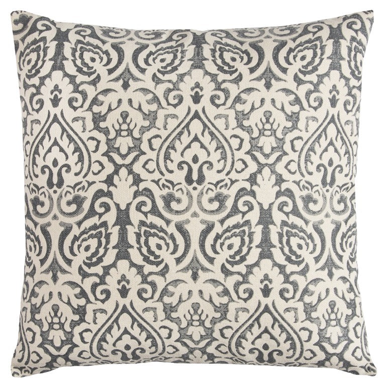 22" Light Gray Cotton Throw Pillow FurniFindUSA