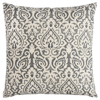 22" Light Gray Cotton Throw Pillow FurniFindUSA