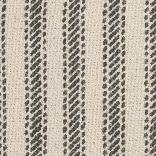 Gray Natural Ticking Stripe Throw Pillow