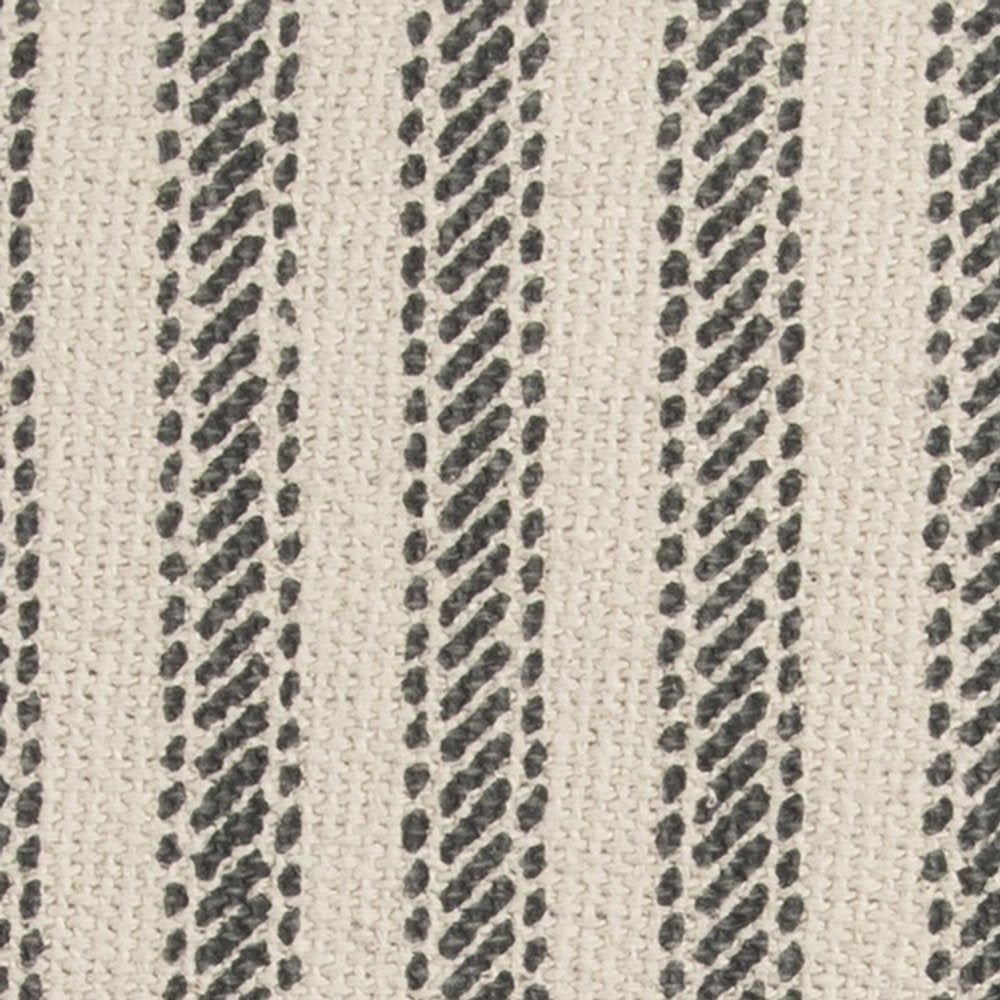 Gray Natural Ticking Stripe Throw Pillow HomeRoots