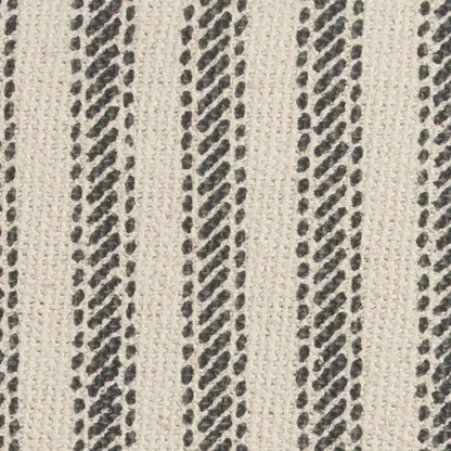 Gray Natural Ticking Stripe Throw Pillow HomeRoots