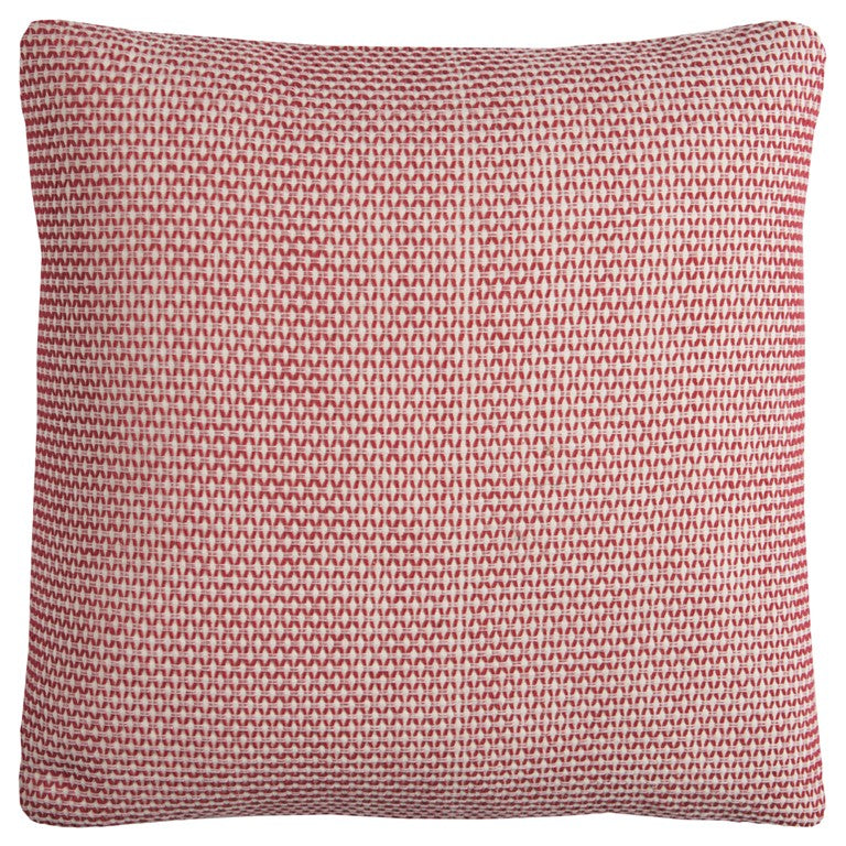 Red Ivory Scaled Diamond Pattern Throw Pillow FurniFindUSA