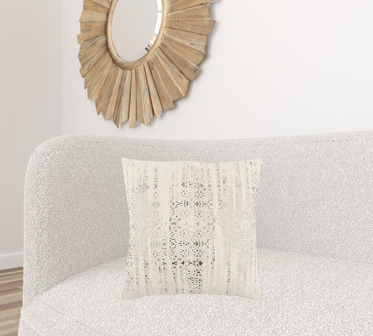 20 X 20 Natural Zippered 100% Cotton Throw Pillow FurniFindUSA