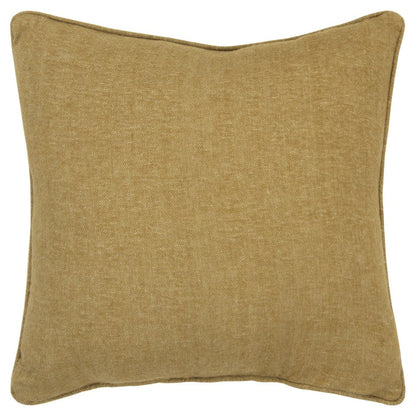 Gold Solid Classic Decorative Throw Pillow FurniFindUSA