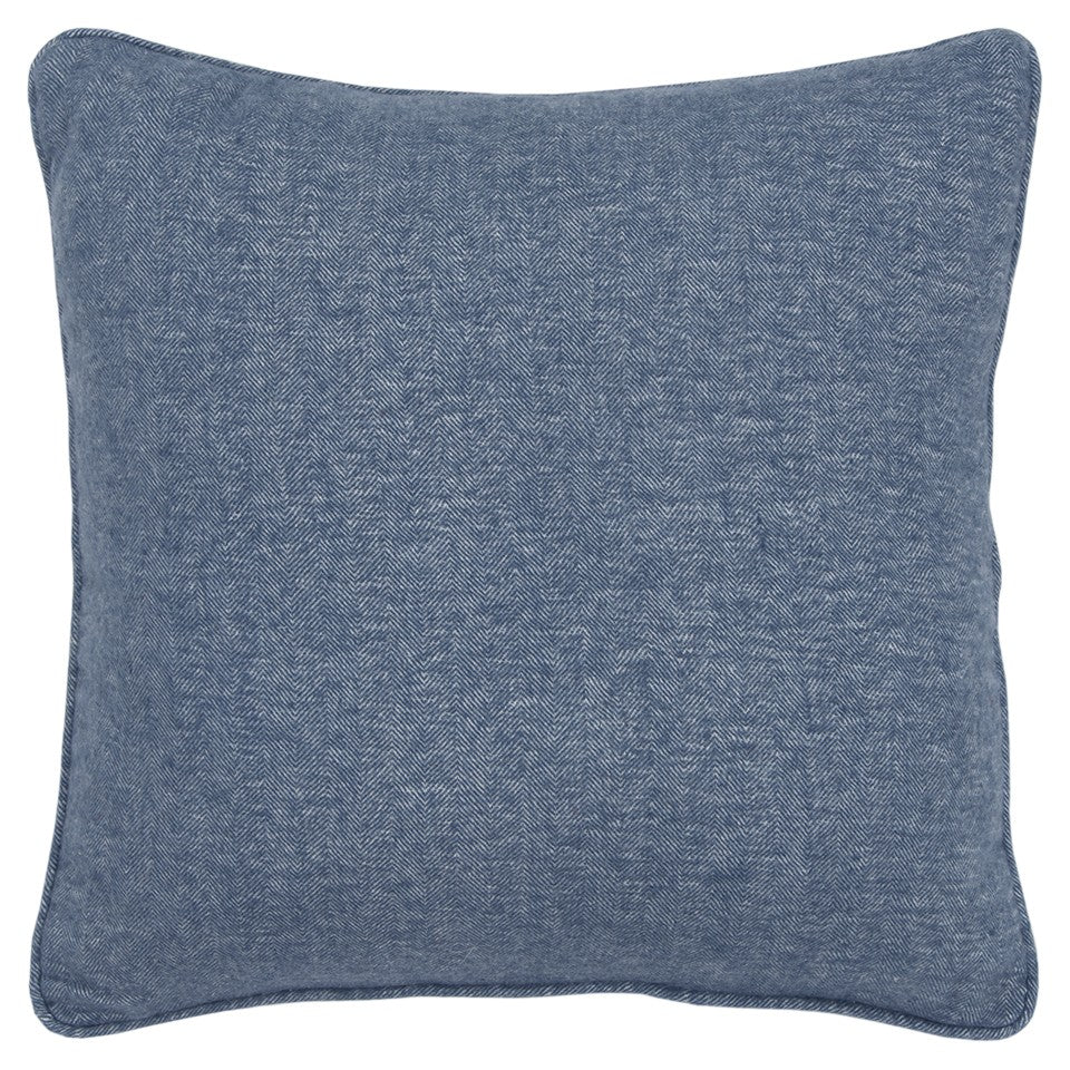 Blue Solid Classic Decorative Throw Pillow FurniFindUSA