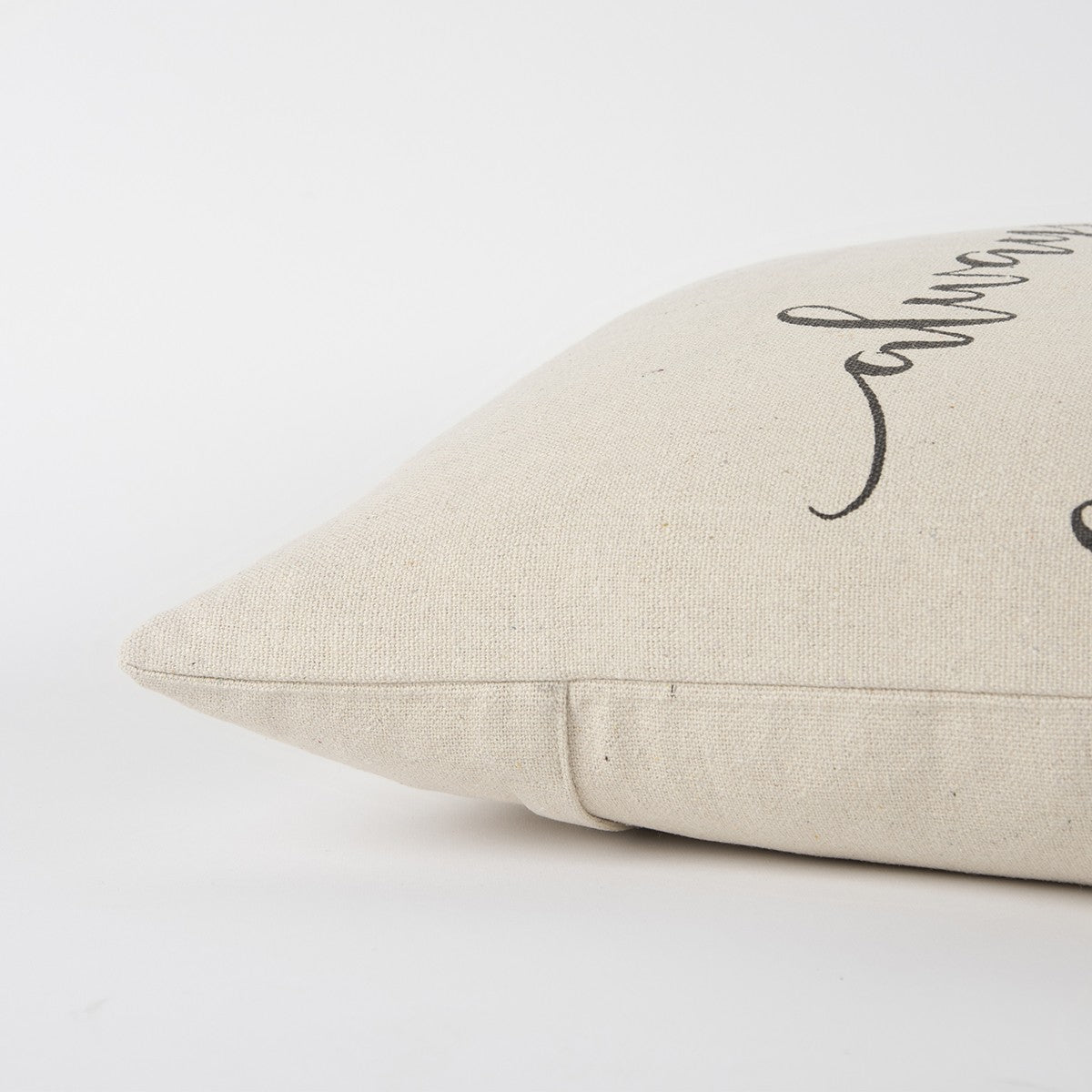 Gray Cream Humble and Kind Throw Pillow FurniFindUSA