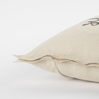 Gray Cream Stay Awhile Decorative Throw Pillow FurniFindUSA