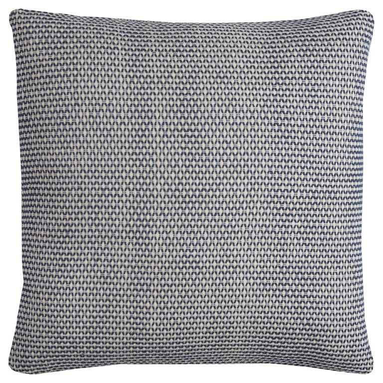 Indigo Ivory Scaled Diamond Pattern Throw Pillow FurniFindUSA