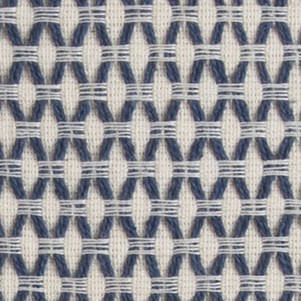 Indigo Ivory Scaled Diamond Pattern Throw Pillow — view 2
