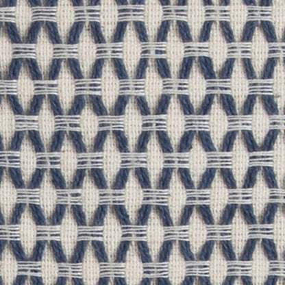 Indigo Ivory Scaled Diamond Pattern Throw Pillow HomeRoots