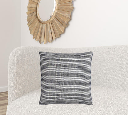 Indigo Ivory Scaled Diamond Pattern Throw Pillow FurniFindUSA