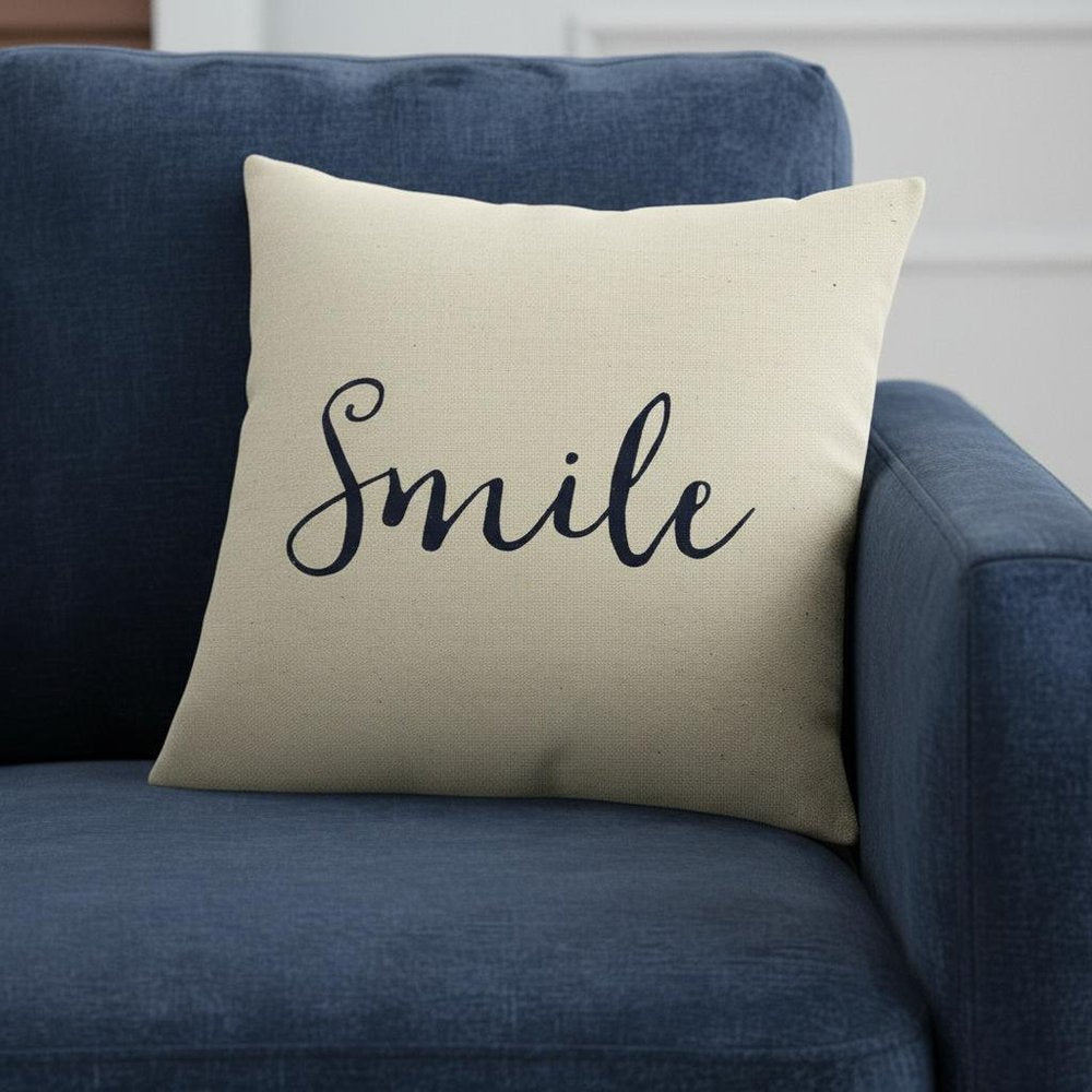 20" X 20" Black and Taupe Cotton Zippered Pillow — view 8
