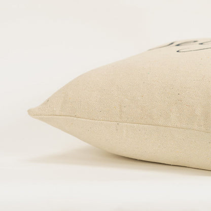 Black Beige Canvas Set Free Still Throw Pillow FurniFindUSA