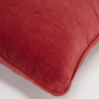 20" Red Cotton Throw Pillow HomeRoots