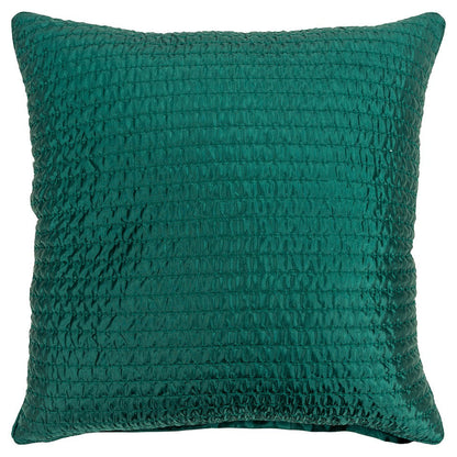 Teal Smooth Weaved Modern Throw Pillow FurniFindUSA