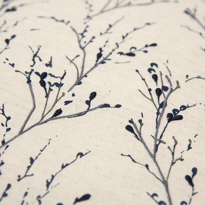 Blue Tiny Floral Buds Throw Pillow FurniFindUSA