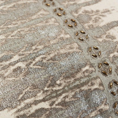 Gray Beige Tribal Distressed Lumbar Pillow HomeRoots