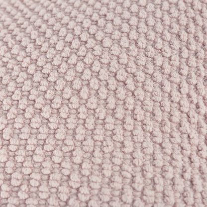 Blush Pink Nubby Textured Modern Throw Pillow HomeRoots