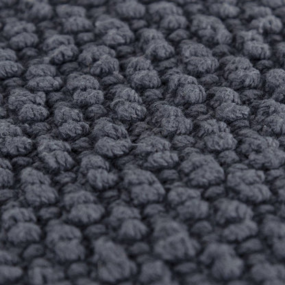 Dark Gray Nubby Textured Modern Throw Pillow HomeRoots