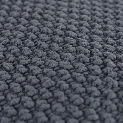 Dark Gray Nubby Textured Modern Throw Pillow HomeRoots