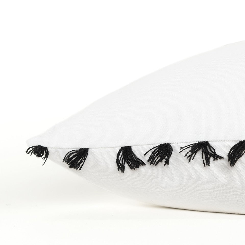 Black and White Irony Fun Message Throw Pillow FurniFindUSA