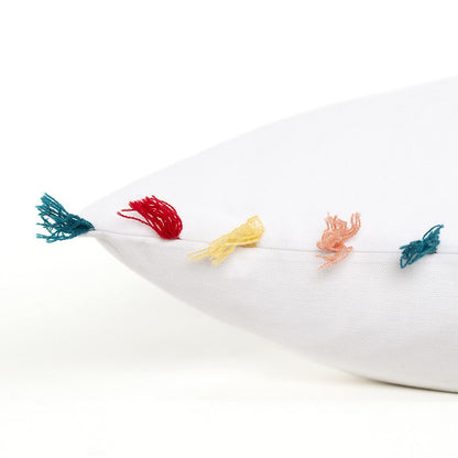 White Chicken Love Modern Throw Pillow FurniFindUSA