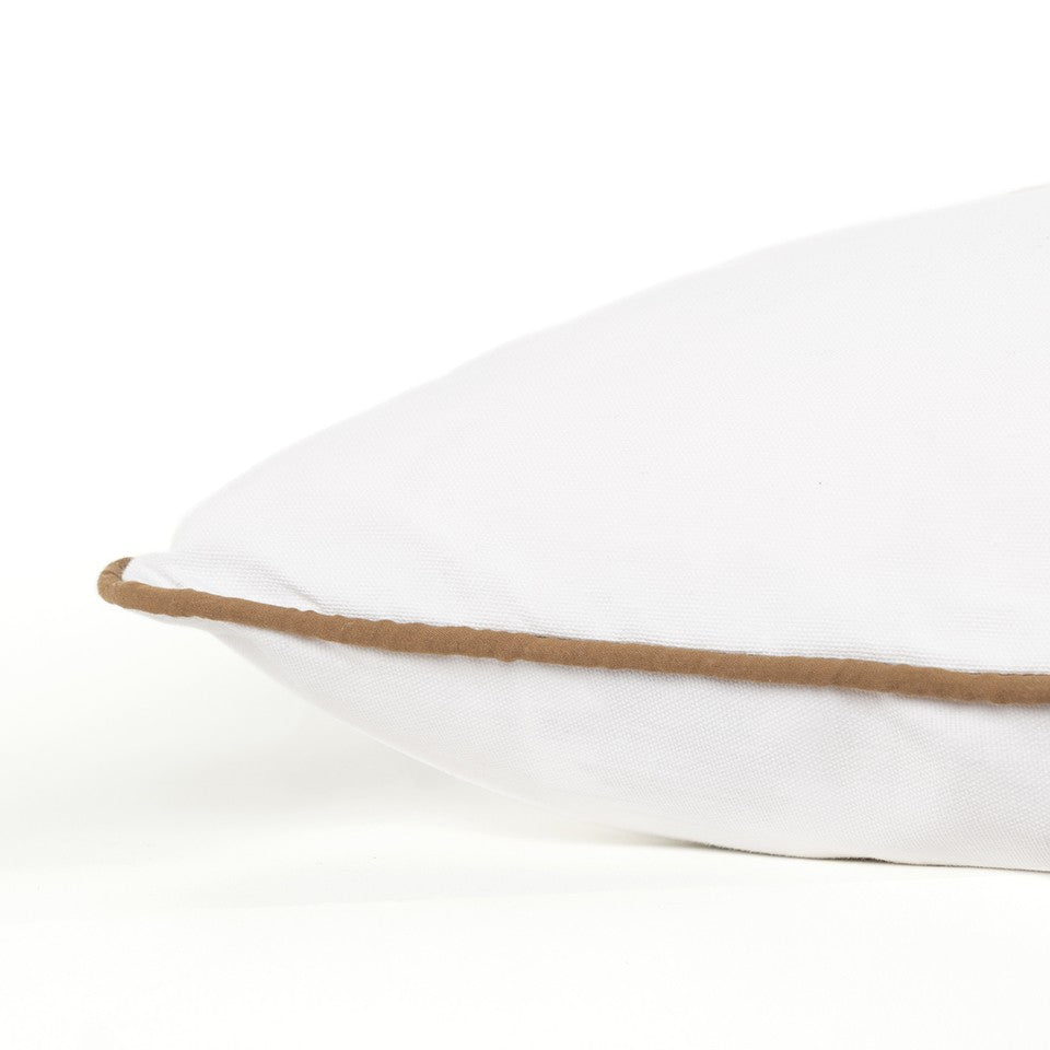 Brown and White Chocolate Is A Salad Throw Pillow FurniFindUSA