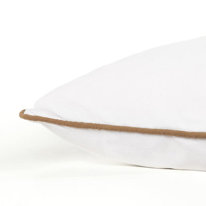 Brown and White Chocolate Is A Salad Throw Pillow FurniFindUSA