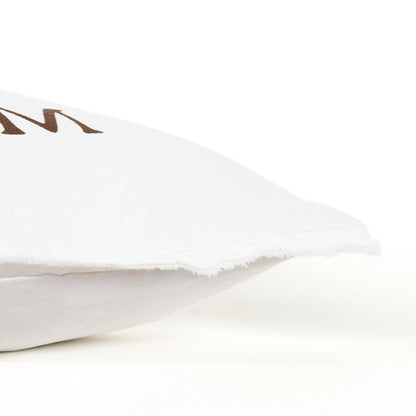 Brown and White Get Off My Nuts Modern Throw Pillow FurniFindUSA