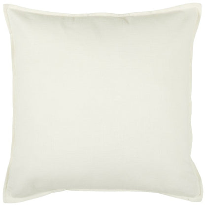 Ivory Solid Light Textured Modern Throw Pillow FurniFindUSA