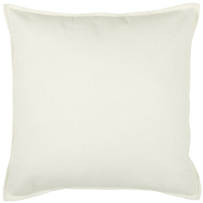 Ivory Solid Light Textured Modern Throw Pillow