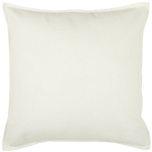 Ivory Solid Light Textured Modern Throw Pillow