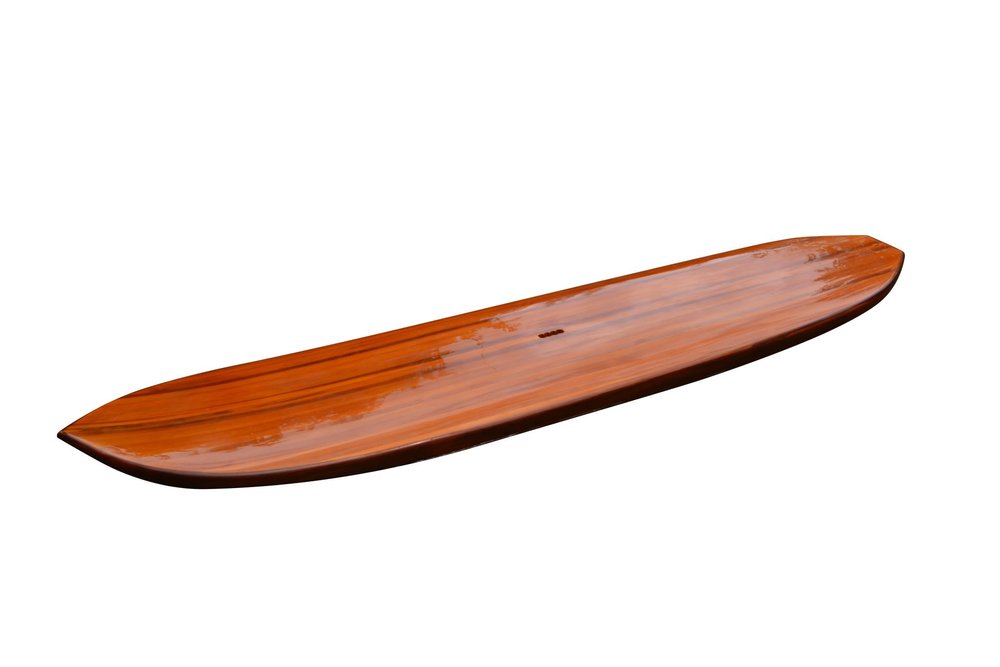 5" Brown Solid Wood Outdoor Game HomeRoots