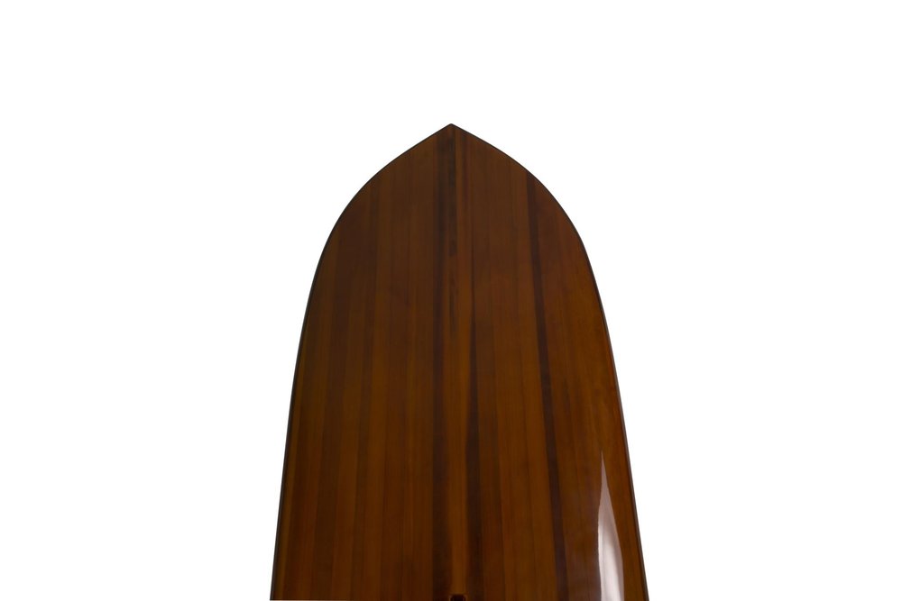 5" Brown Solid Wood Outdoor Game HomeRoots