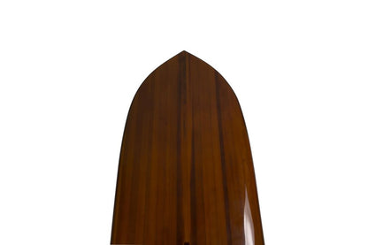 5" Brown Solid Wood Outdoor Game HomeRoots