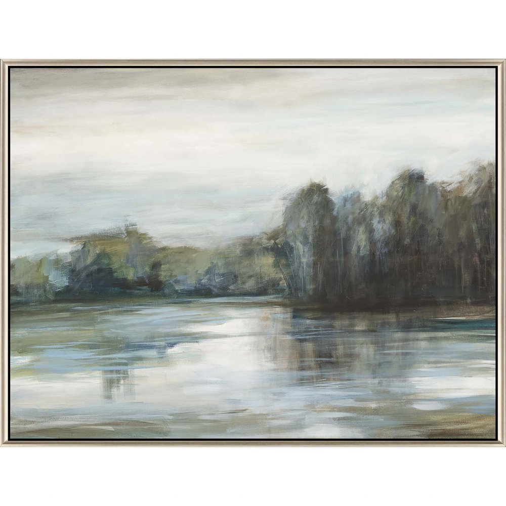 Serenity's Edge Canvas Silver Floater Frame Print Wall Art — view 1